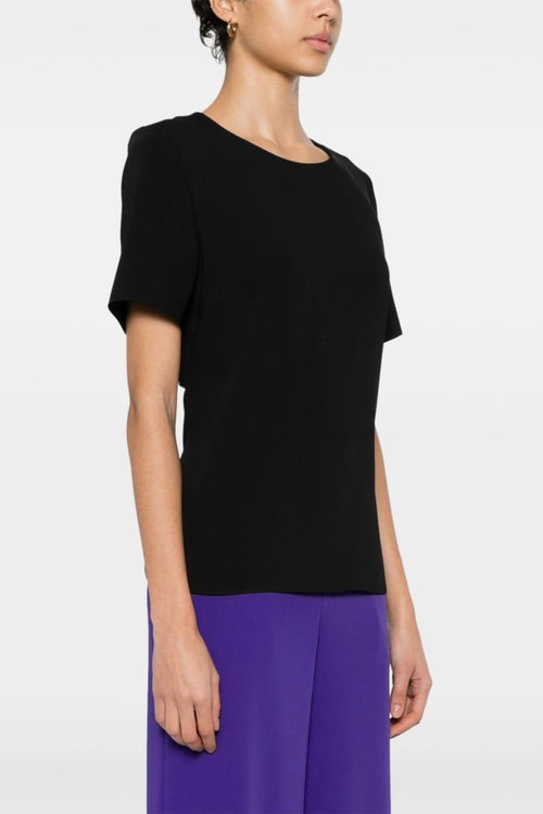 Blusa Nero Donna con dettaglio cut-out