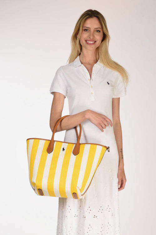 Borsa Bellport Bianco/giallo Donna - 2