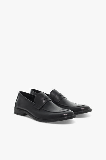 Mocassino STILE INGLESE in pelle nero - 5