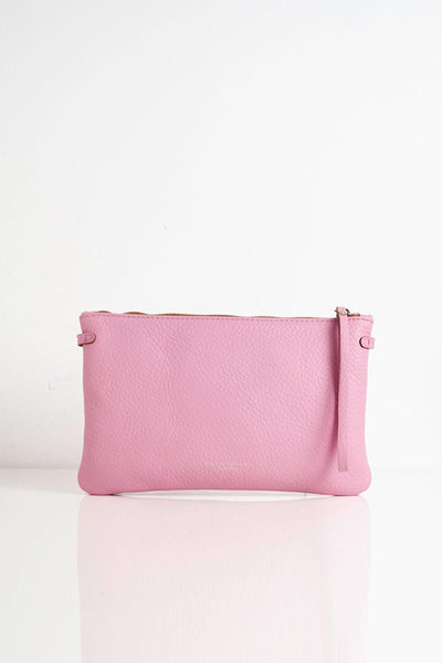 Borsa bustina Hermy rosa con tracolla