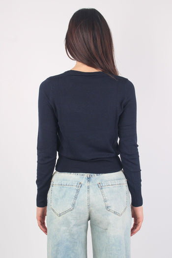 Girocollo Viscosa Ml Blue - 2