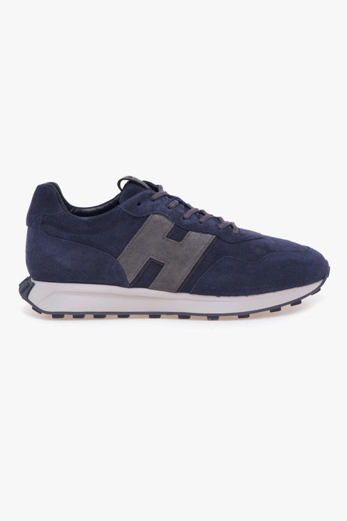 Sneaker H601 in camoscio