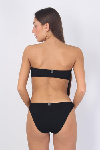 Costume Fascia Nodo Costine Nero - 4