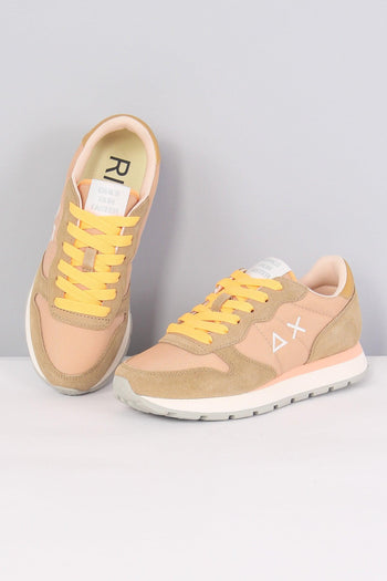 Sneaker Ally Solid Nylon Beige - 5