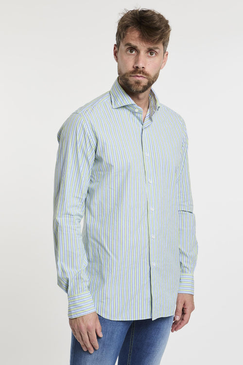 Camicia in cotone rigata