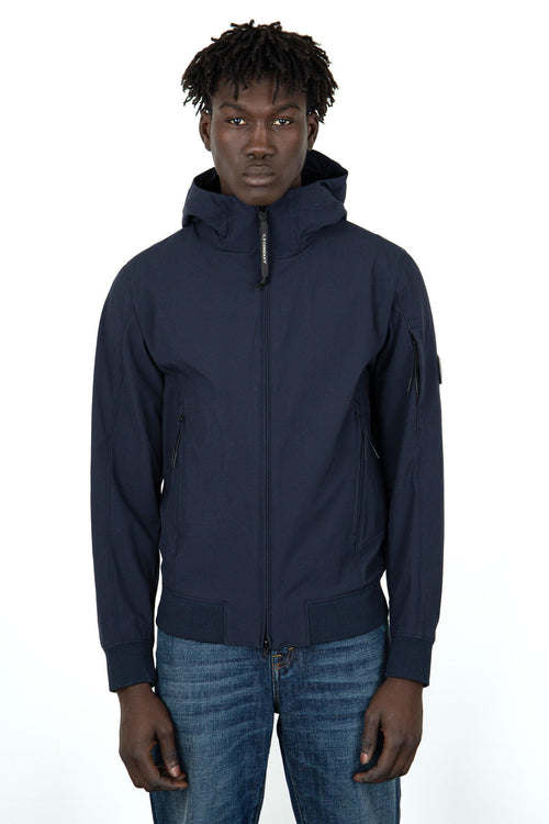 Giubbotto Shell-r Hooded Blu Scuro Uomo