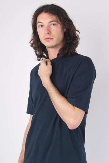 T-shirt Raglan Jersey Blu Navy - 5