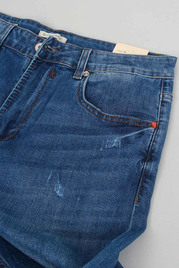Denim Carrot Micro Rotture Jeans - 7