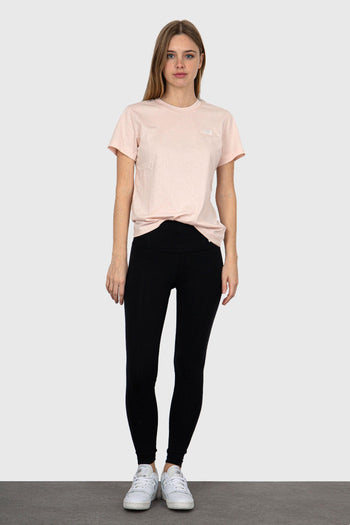 Legging Cotton High Rise Nero Donna - 2