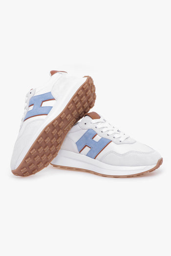 Sneaker H641 in pelle e camoscio - 4
