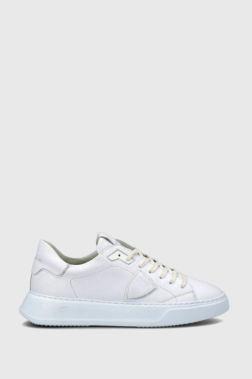 Sneaker Temple Veau Blanc Bianco Uomo