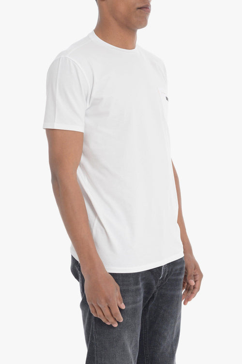 T-shirt Bianco Uomo classica - 2