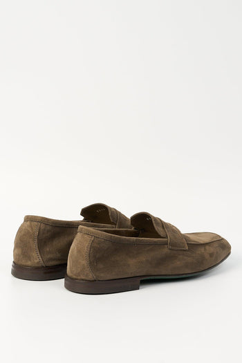 Mocassino Velour Tortora Uomo - 3