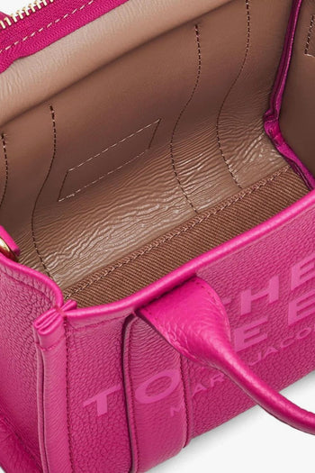 Borsa Fuxia Donna The Leather Tote mini - 3