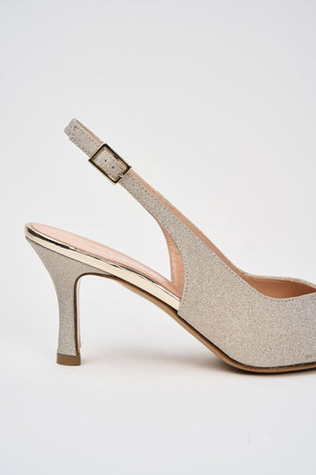 Slingback Platino Donna - 5