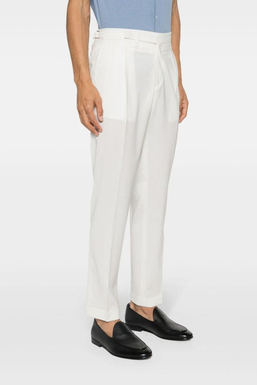 Pantalone Bianco Uomo Quartieris affusolati