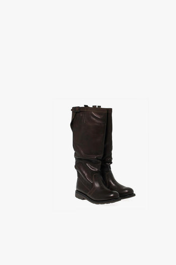 Stivale VINTAGE HIGH in pelle Donna Stivale - 5