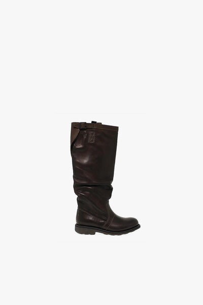 Stivale VINTAGE HIGH in pelle Donna Stivale