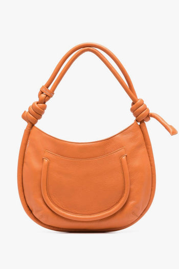 Borsa Arancione Donna Small Demi Piuma Knot - 2