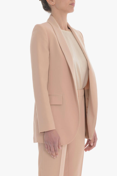 Giacca Beige Donna Sciallata - 2