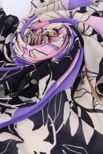 Foulard Stampa Flowers - 3