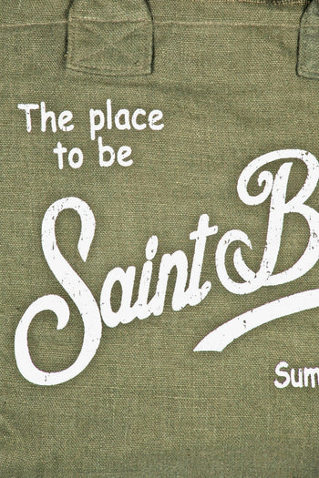 Saint Barth - Borsa grande - 431370 - Militare - 5