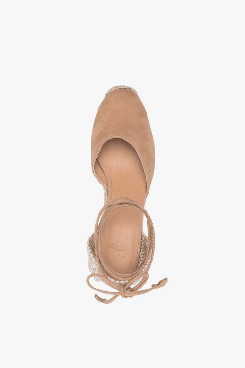 Scarpa Beige Donna Espadrillas Tacco 9.5 cm - 2