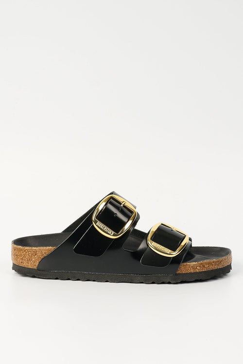 Ciabatta Arizona Big Buckle Nero Donna