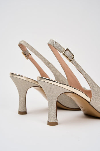 Slingback Platino Donna - 4