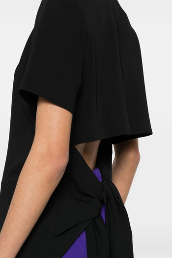 Blusa Nero Donna con dettaglio cut-out - 3