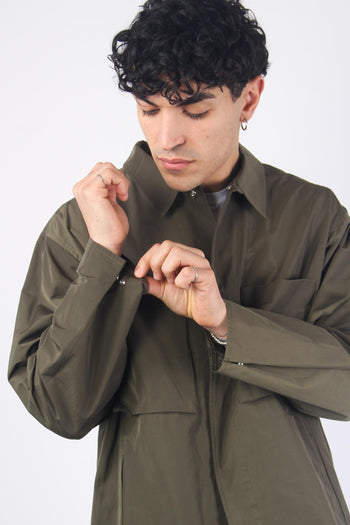 Pierpaolo Giubbotto Tech Ove Verde Militare - 10