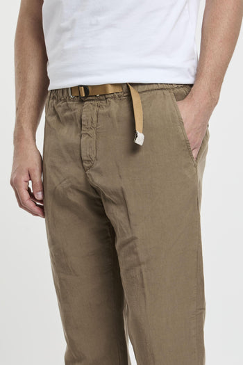 Pantalone joggers in misto lino - 4