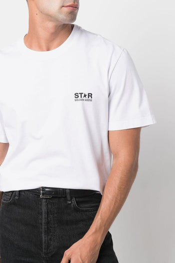 T-shirt Bianco Uomo Stampa Micro Logo - 4