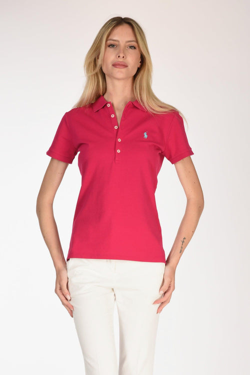 Polo Colletto Fucsia Donna