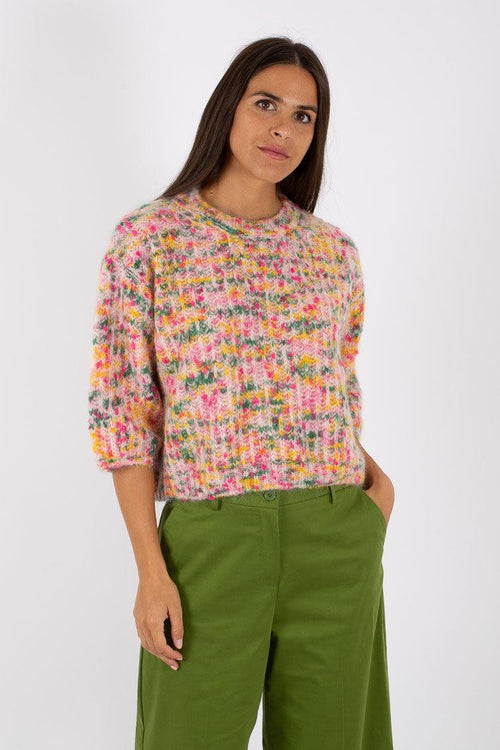 Weekend Maglia Multicolor Rosa Donna - 2