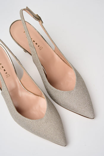 Slingback Platino Donna - 3