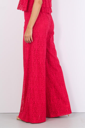 Pantalone Palazzo Pizzo Magenta - 3