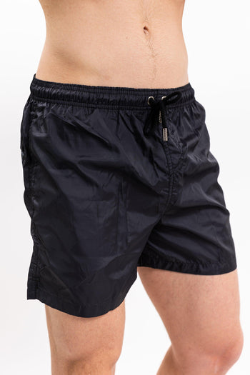 Menclassic Beachwear Essential Nero Uomo - 4