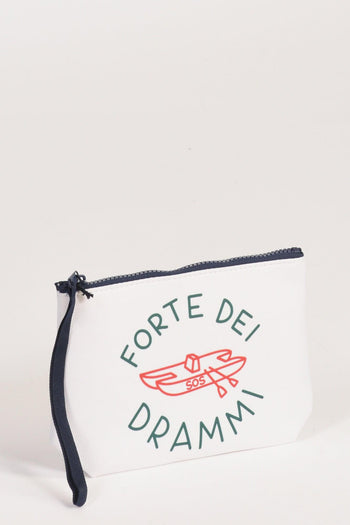 Saint Barth Pochette Stampa Bianco Donna - 3