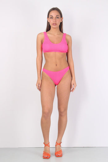 Slip Americano Costine Fisso Fluo Fucsia - 5