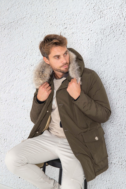 Artic Parka 4 Tasche Marrone Uomo