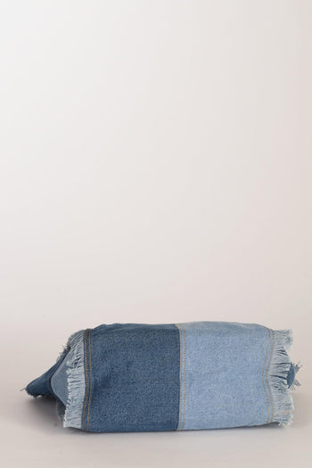 Saint Barth Borsa Denim Blu Donna - 7