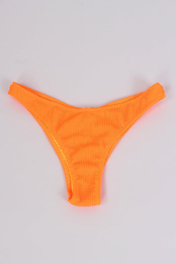 Slip Americano Costine Fisso Fluo Orange - 2