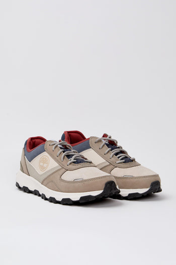 Sneaker Light Taupe Nubuck Uomo - 2
