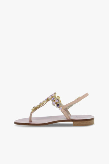 Sandalo basso - carne e lilla Donna Sandalo basso - 3