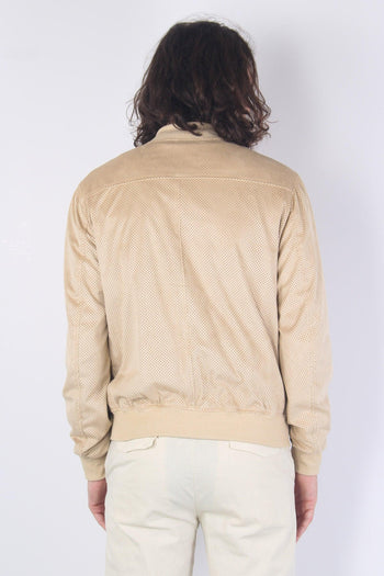 Bomber Traforato Beige - 3