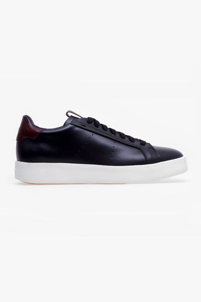 Sneaker "Wide" in pelle