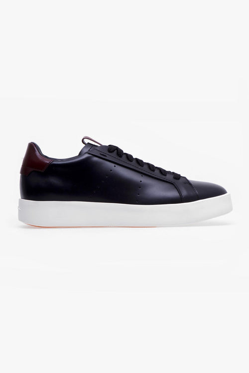 Sneaker "Wide" in pelle