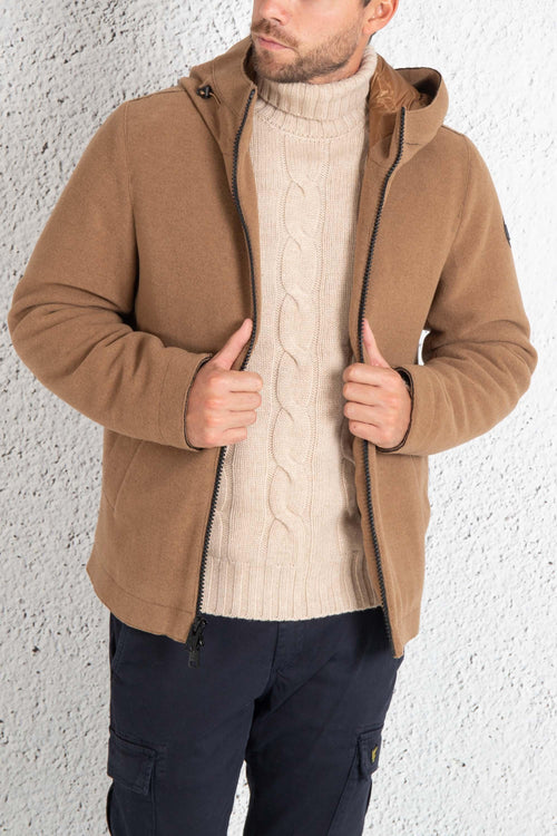 Wool Arctic Jacket Marrone Uomo - 2