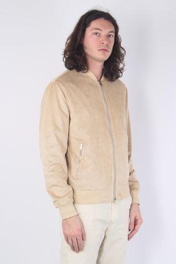 Bomber Traforato Beige - 5